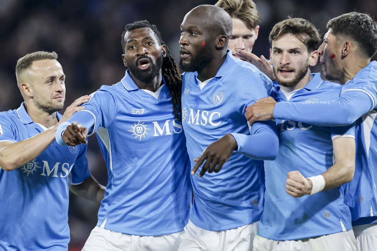 Il Napoli torna solitario al comando, Lukaku piega la Roma Il Napoli torna solitario al comando, Lukaku piega la Roma