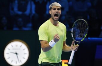 Alle Atp Finals troppo Alcaraz per Musetti, l’azzurro ko ed eliminato