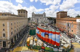 Webuild, nuova opera “MURALES” per la stazione Venezia della Metro C di Roma