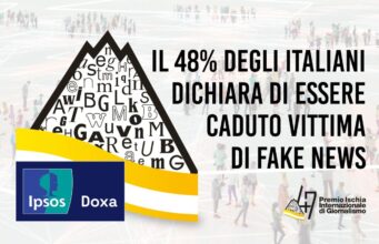 Al Premio Ischia i risultati Ipsos Doxa, il 48% degli italiani vittima di fake news