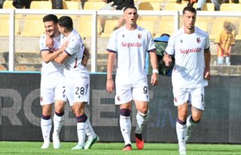 Colpo esterno del Bologna: 2-1 a Lecce e prima vittoria in campionato